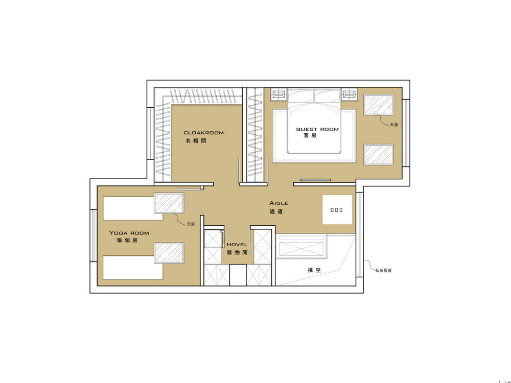 長源假日港灣別墅現代美式風格別墅裝修效果圖
