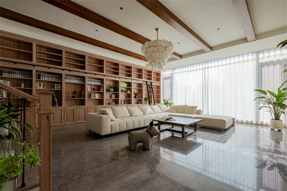 長源假日港灣別墅現代美式風格別墅裝修效果圖