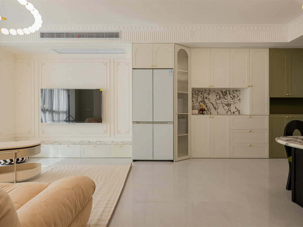 中建大公館103平法式風格裝修效果圖