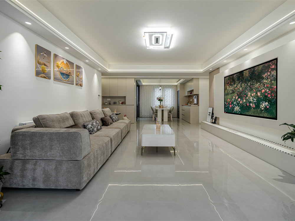 嘉河盛景190平現代風格裝修效果圖