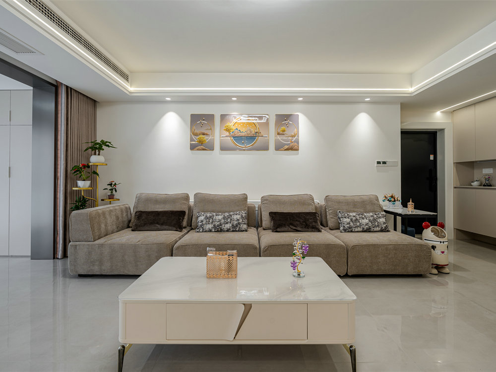 嘉河盛景190平現代風格裝修效果圖