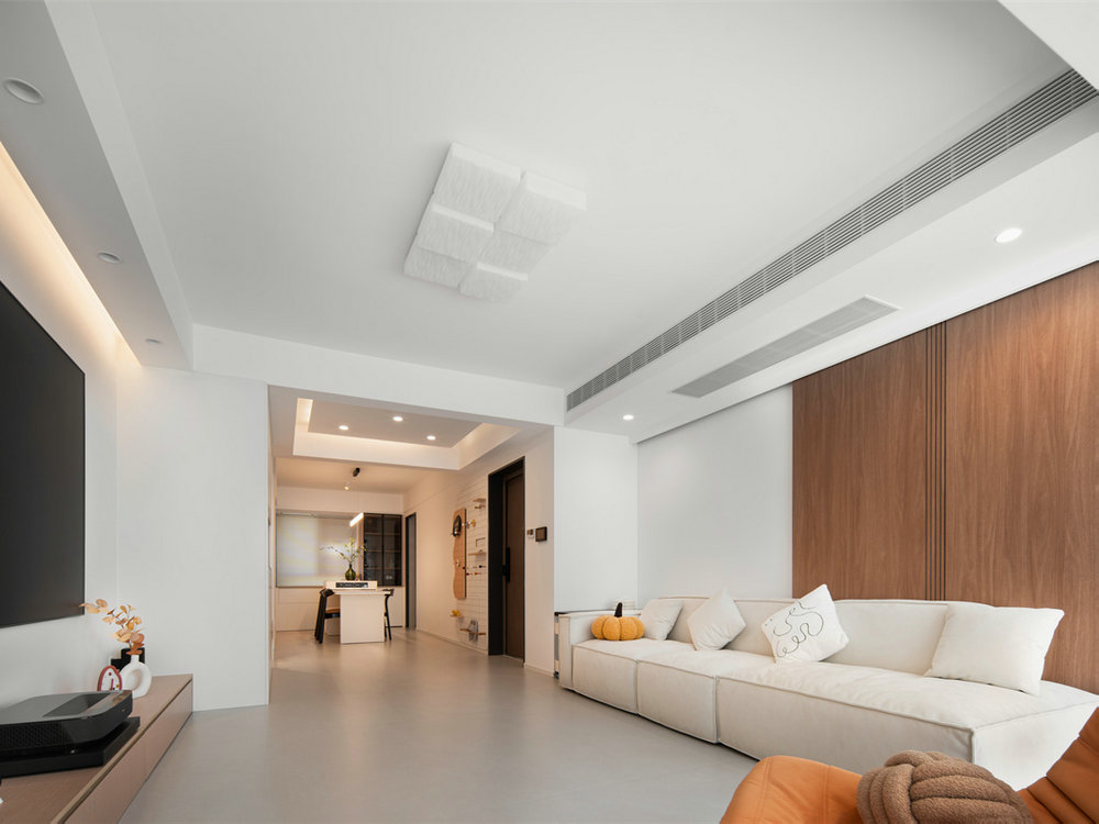 金科和雅東方135平原木奶油風(fēng)裝修效果圖