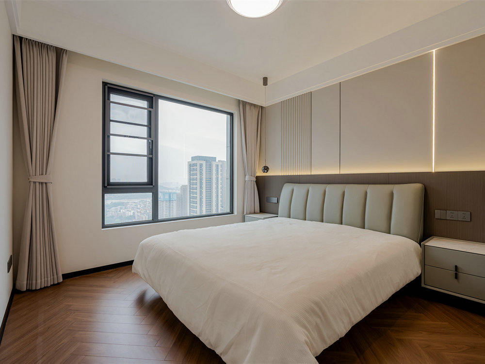 華發都薈天地117平現代風格裝修效果圖