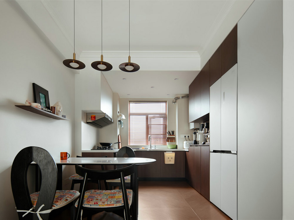 美院幸福里70平中古風(fēng)格裝修效果圖